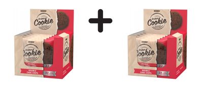 2 x Weider Protein Cookies (12x90g) Double Choc Chips