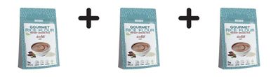 3 x Weider Rice Flour (1000g) Chocolate