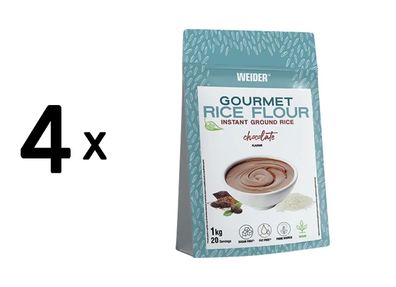 4 x Weider Rice Flour (1000g) Chocolate