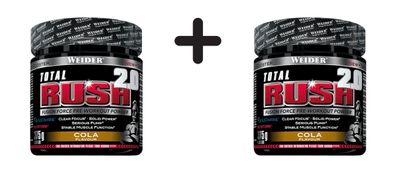 2 x Weider Total Rush 2.0 (15 Serv) Cola
