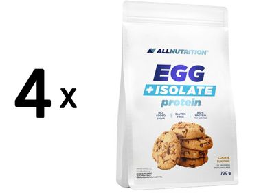 4 x Allnutrition Egg + Isolate Protein, Cookie - 700g