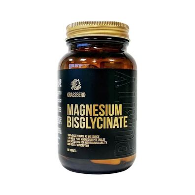 Grassberg Magnesium Bisglycinate (60 Tabs)