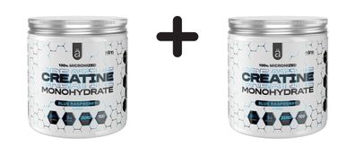2 x NanoSupps Creatine Monohydrate - flavoured (300g) Blue Raspberry
