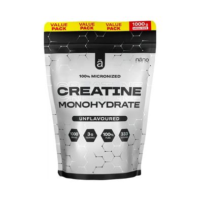 NanoSupps 100% Micronized Creatine Monohydrate (1000g)