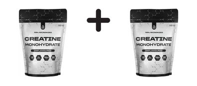 2 x NanoSupps 100% Micronized Creatine Monohydrate (500g)
