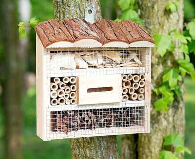 NEU Insektenhotel Nisthilfe für Insekten Schutz Garten Terrasse Mitbringsel Kind