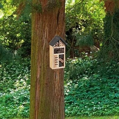 NEU Insektenhotel Nisthilfe für Insekten Garten Deko Terrasse Mitbringsel Kinder