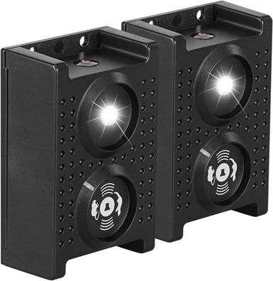 NEU 2er Set Marder Schreck LED Blitz Sensor Ultraschall für Abwehr Tiere Auto