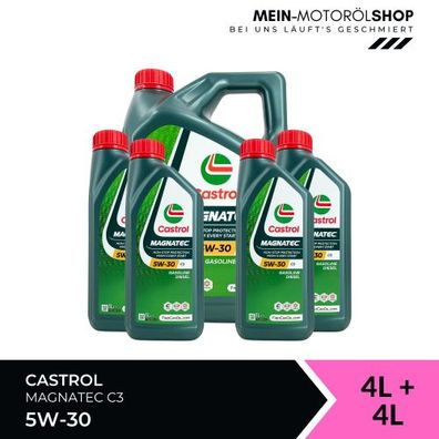 Castrol Magnatec 5W-30 C3 4 + 4 Liter
