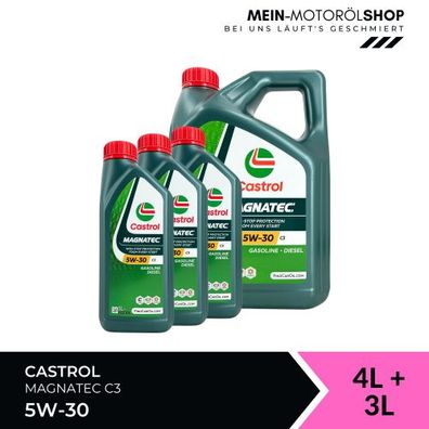 Castrol Magnatec 5W-30 C3 4 + 3 Liter