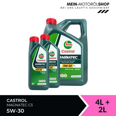Castrol Magnatec 5W-30 C3 4 + 2 Liter