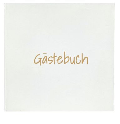 GÜSS Gästebuch, 80 S., Hardcover elfenbein