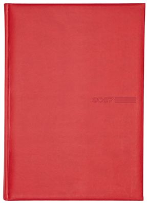 2027 GÜSS Praxis-Timer, DIN A4 , Einband Tucson rot