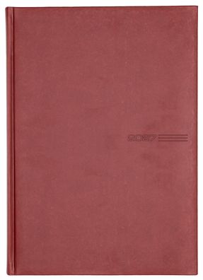 2027 GÜSS Praxis-Timer, DIN A4 , Einband Tucson burgund