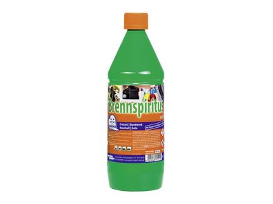 Brennspiritus 94 - 96%, für Haushalt, Fr 1 l Flasche