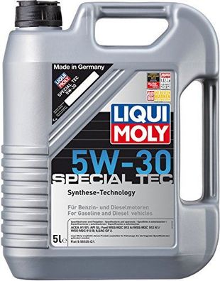 LIQUI MOLY Motoröl "Special Tec" SAE 5W 5 l Kanister