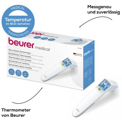 Beurer FT 100 kontaktloses Infrarot-Fieberthermometer