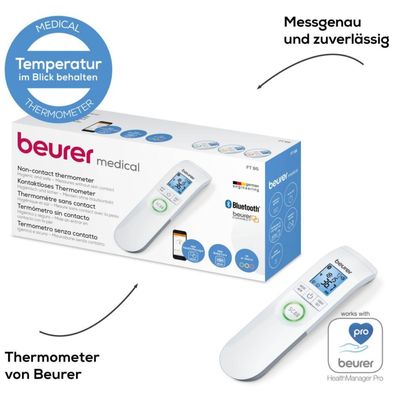 Beurer FT 95 kontaktloses Infrarot-Fieberthermometer für Stirn