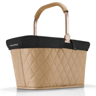 reisenthel Set Carrybag mit Cover BPBK, frame rhombus ginger + black, Unisex