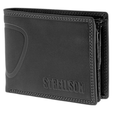 Strellson Baker Street BillFold H7 4010000048, schwarz, Herren