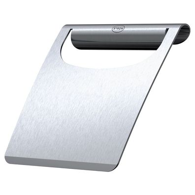 Rösle Plancha-Allzweck-Spachtel aus Edelstahl, Klingen- Länge/Breite 12 x 12 cm 2504