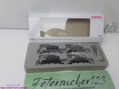 Mini Club Z DC 82228 / Schwerlasttransportwagen-Set / vierteiliges Güterwagen-Set