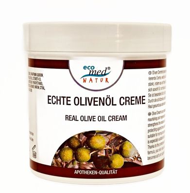 eco med Natur Olivenöl Ganzkörper und Gesicht Tages Creme, 12x 250ml