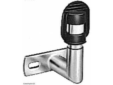 HELLA Aufsteckrohr Ø 24 mm, mit Messings Variante geschraubt, Kabinendach (seitlic