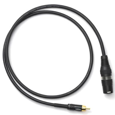 Mogami -2549- HighEnd Adapterkabel - unsymmetrisch - Cinch auf XLR-Stecker