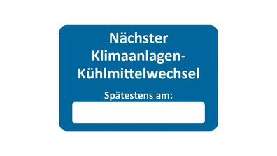 Eichner Kundendienstaufkleber Spenderbox mit 250 S "Nächster Klim