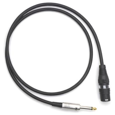 Mogami -2549- HighEnd Adapterkabel - unsymmetrisch - 6,3mm Klinke auf XLR-Stecker