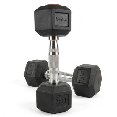 JUNG Kaytan 2 er Kurzhanteln set 15 Kg ( 2 x 7,5 kg ) Hanteln Hantelset