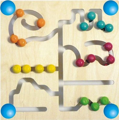 Holzspielzeug Motorikbrett BxLxH 270x65x270mm NEU Spielbrett Motorik Puzzle