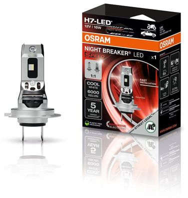 OSRAM Hauptlampe "Night Breaker LED SPEED 450"H7, LED, 12 V,