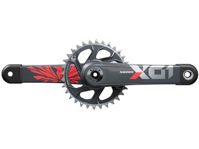 SRAM Kettenradgarnitur "X01 Eagle" 1-fach, DUB, oh 32 Zähne, 175