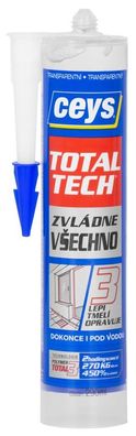 Kleber Ceys TOTAL TECH Express, 2in1 Dichtstoff, transparent, 290 ml