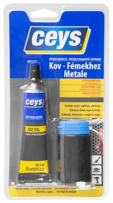 Kleber Ceys Reparatur DEFEKT synthetisches Metall, 40 ml+40 g