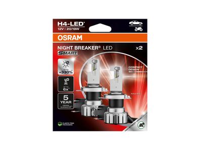 OSRAM Hauptlampe "Night Breaker LED" H4, LED, 12 V, 27