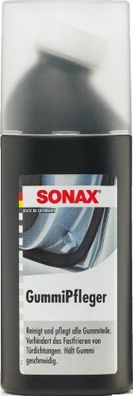 SONAX Gummipflegemittel "GummiPfleger" R 100 ml PE-Flasche mit Schwammapplikator
