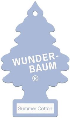 Wunderbaum LufterfrischerEinzeln verpackt, verschiedene Düft