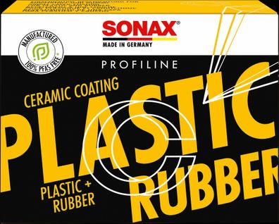 SONAX Kunststoffpflege "CeramicCoating CC Plastic+Rubber"PRO