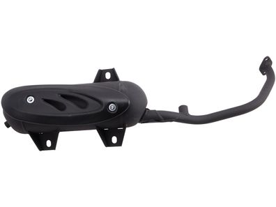 Tecnigas Schalldämpfer "Maxi 4" Stahl. Auspuffreih schwarz