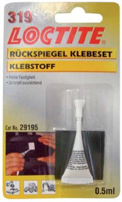 Loctite Rückspiegelklebe-Set "AA 319" Zum Kleben v 0,5 g Tube + A