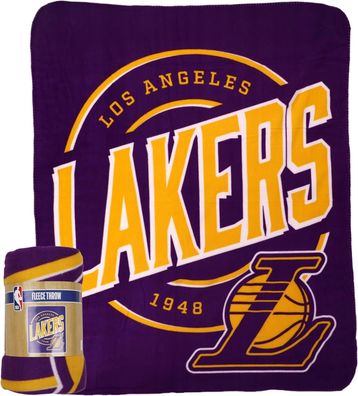 NBA Los Angeles Lakers Fleece Blanket Decke Kuscheldecke Northwest 190604276915