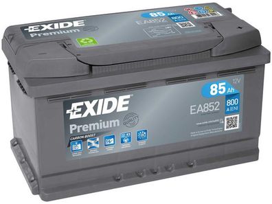 EXIDE Starterbatterie "Premium" 30 % ext "EA852"