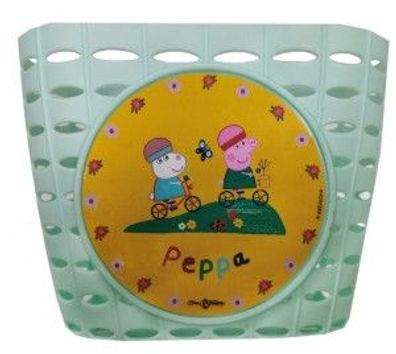 BIKE Fashion Kinderkorb Mit Lasche zur Lenkerbefes "Peppa Pig"
