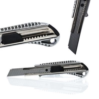 Rosfix Tapetenmesser Aluminium – 18 mm Klinge | 155 mm, Stahl, ergonomisch