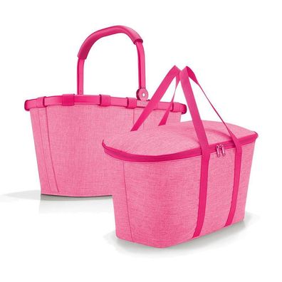 reisenthel Set aus carrybag BK + coolerbag UH BKUH, frame twist pink, Unisex
