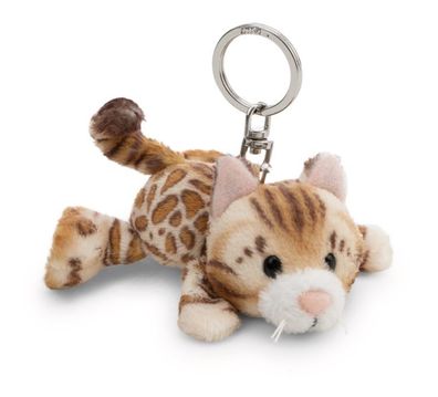 Teilen 63061 NICI Bean Bag Schlüsselanhänger Katze Bengal liegend