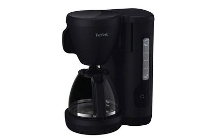 Tefal CM2M08 Morning Filterkaffeemaschine Schwarz 1,25 l Glaskanne